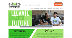 Desktop Screenshot of elevateoregon.org