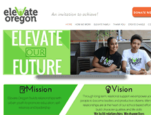 Tablet Screenshot of elevateoregon.org